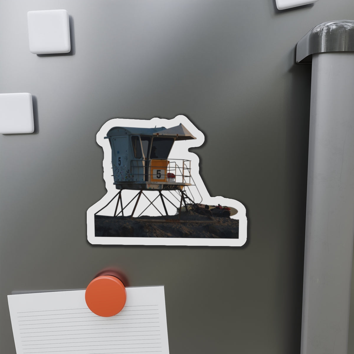 Lifeguard Tower 5 [Die-Cut Magnets]