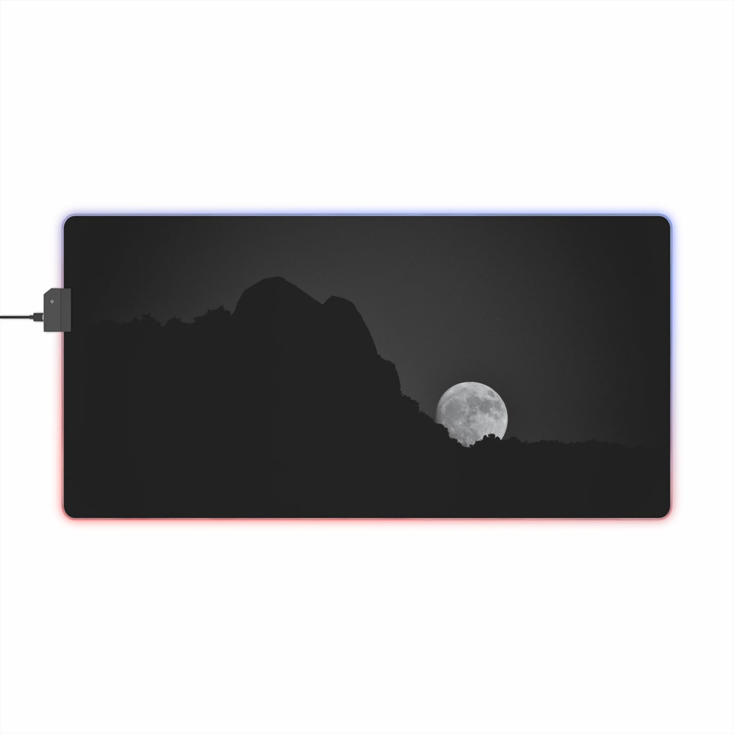 Moon Over Alpine [LED Gaming Mouse Pad]