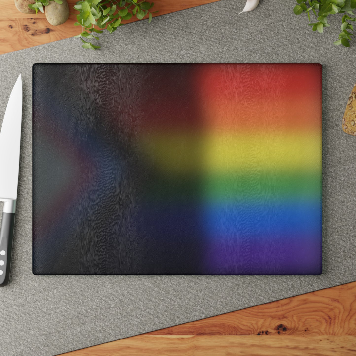 Quietly Queer [Glass Cutting Board]