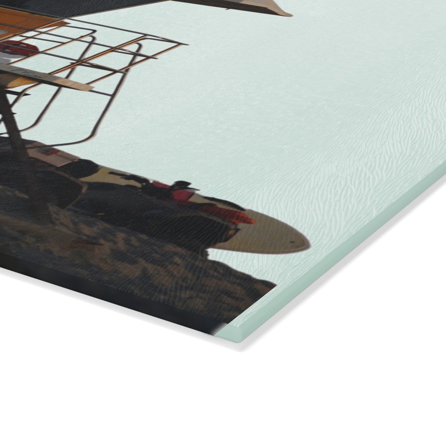 Lifeguard Tower 5 [Glass Cutting Board]