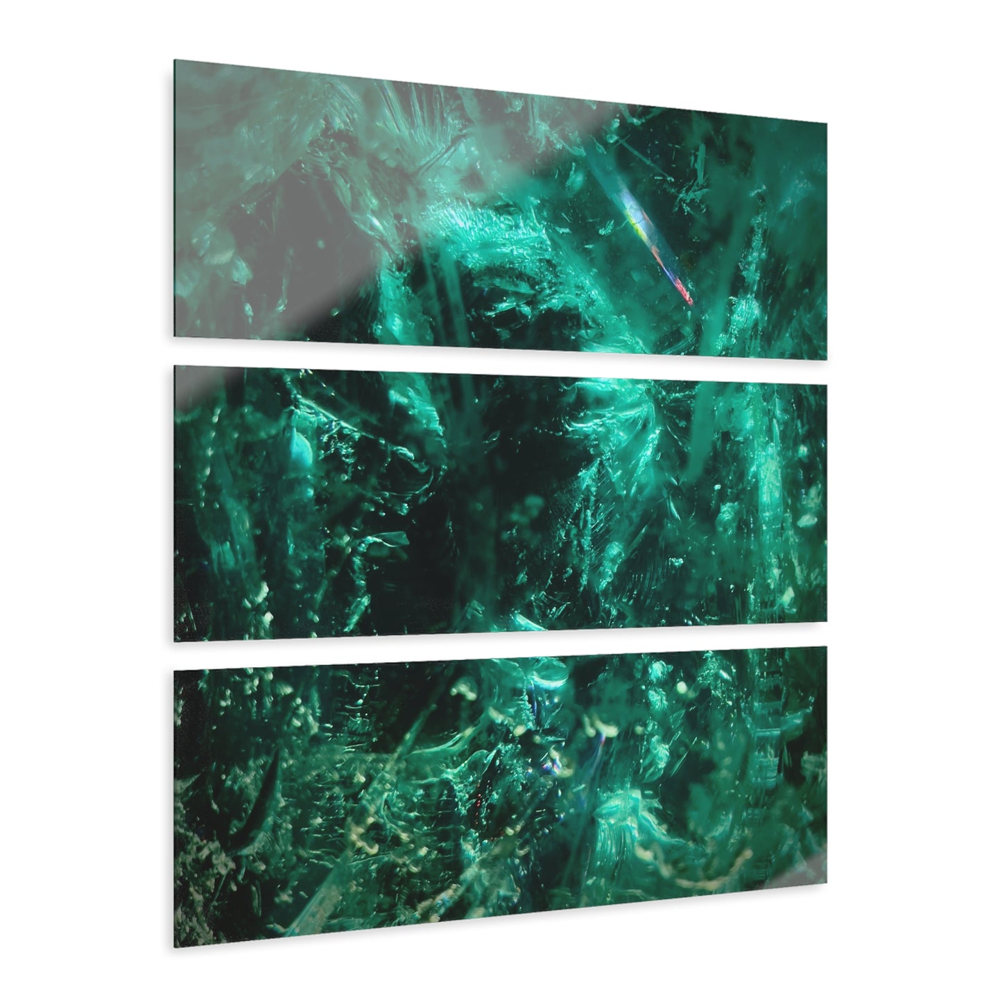 Green Gem [Acrylic Triptych Print]
