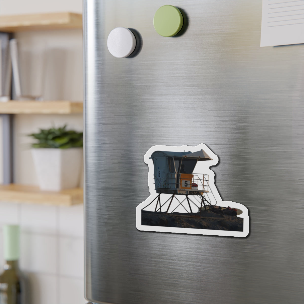 Lifeguard Tower 5 [Die-Cut Magnets]