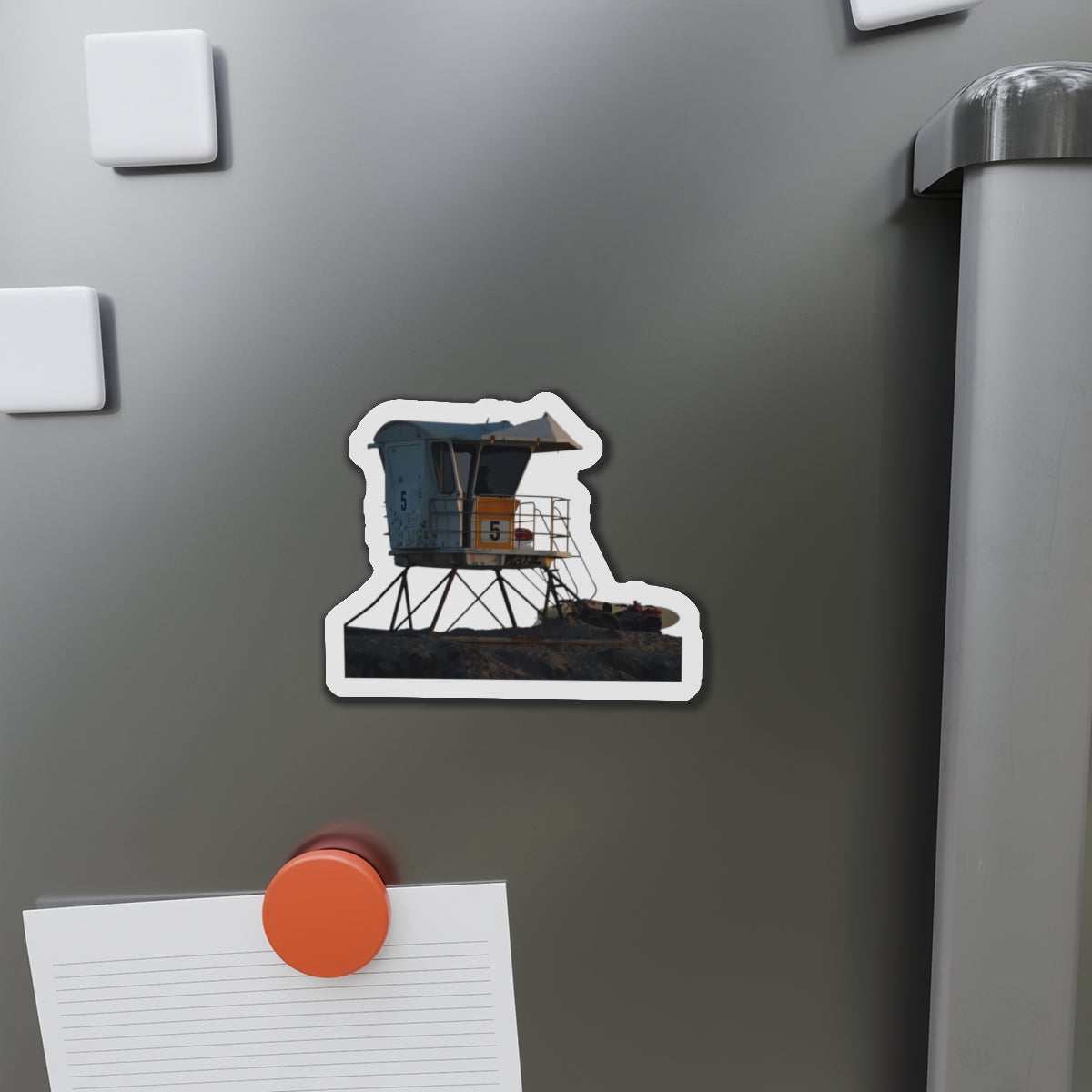 Lifeguard Tower 5 [Die-Cut Magnets]