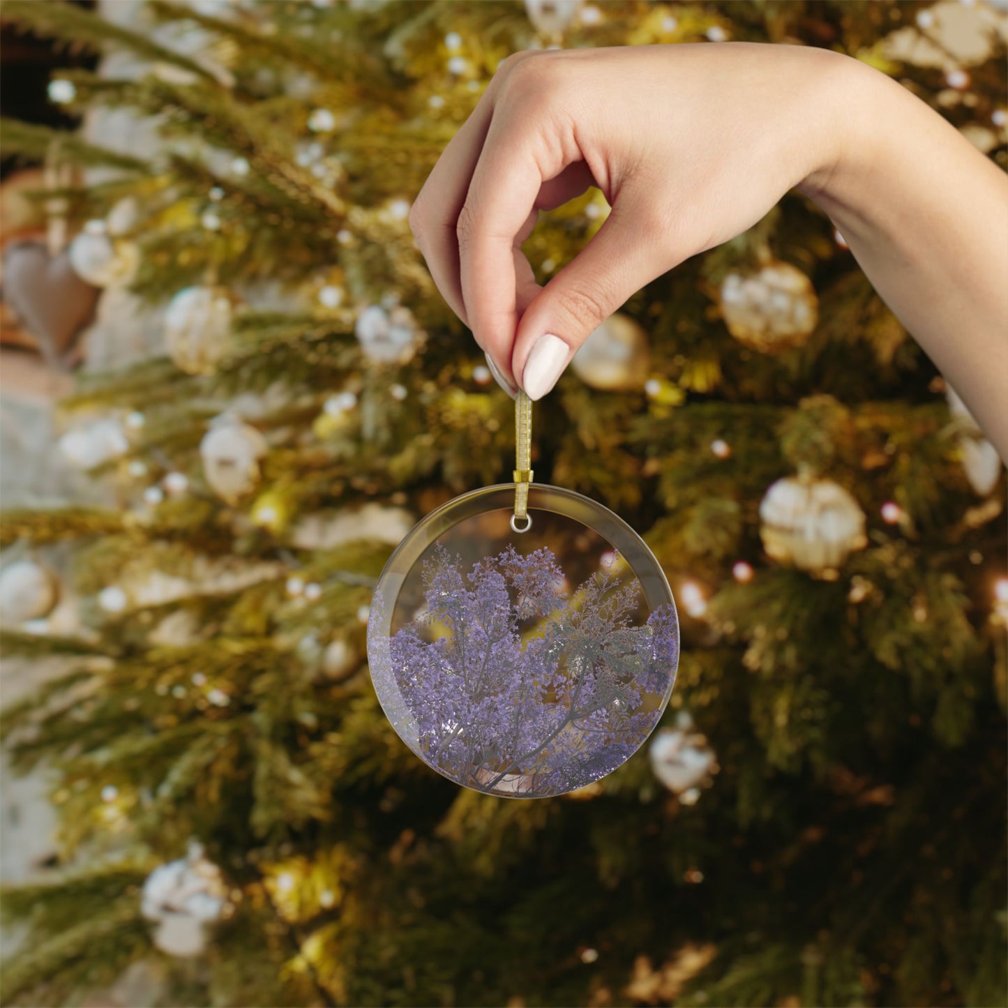 Jacarandas [Glass Ornaments]