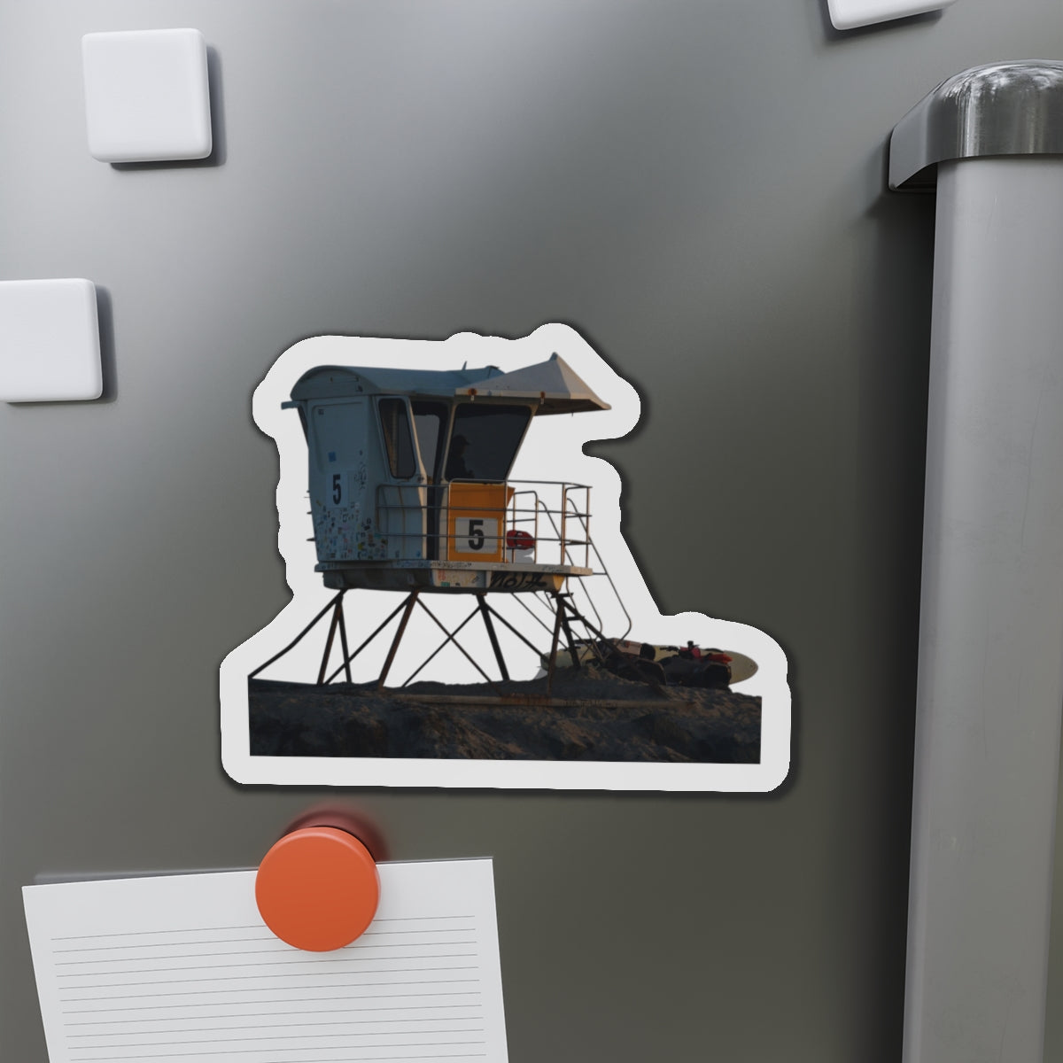Lifeguard Tower 5 [Die-Cut Magnets]