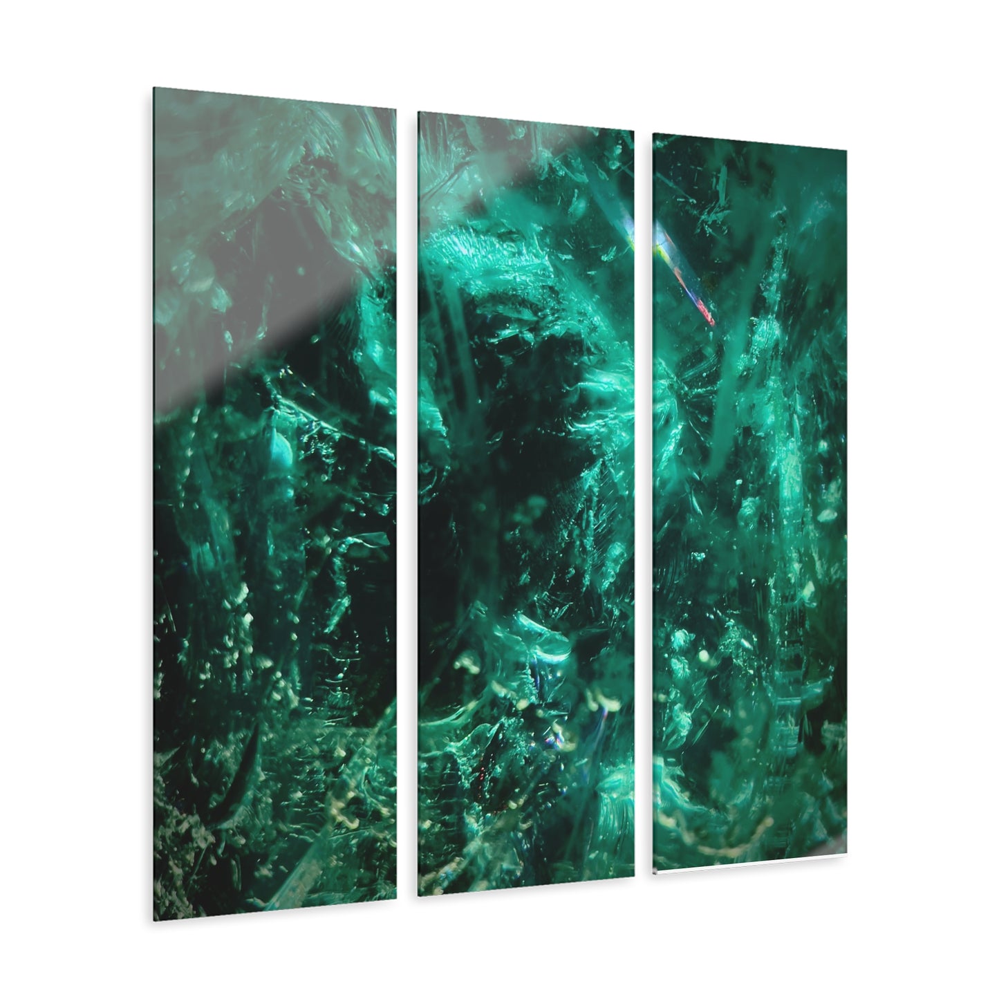 Green Gem [Acrylic Triptych Print]