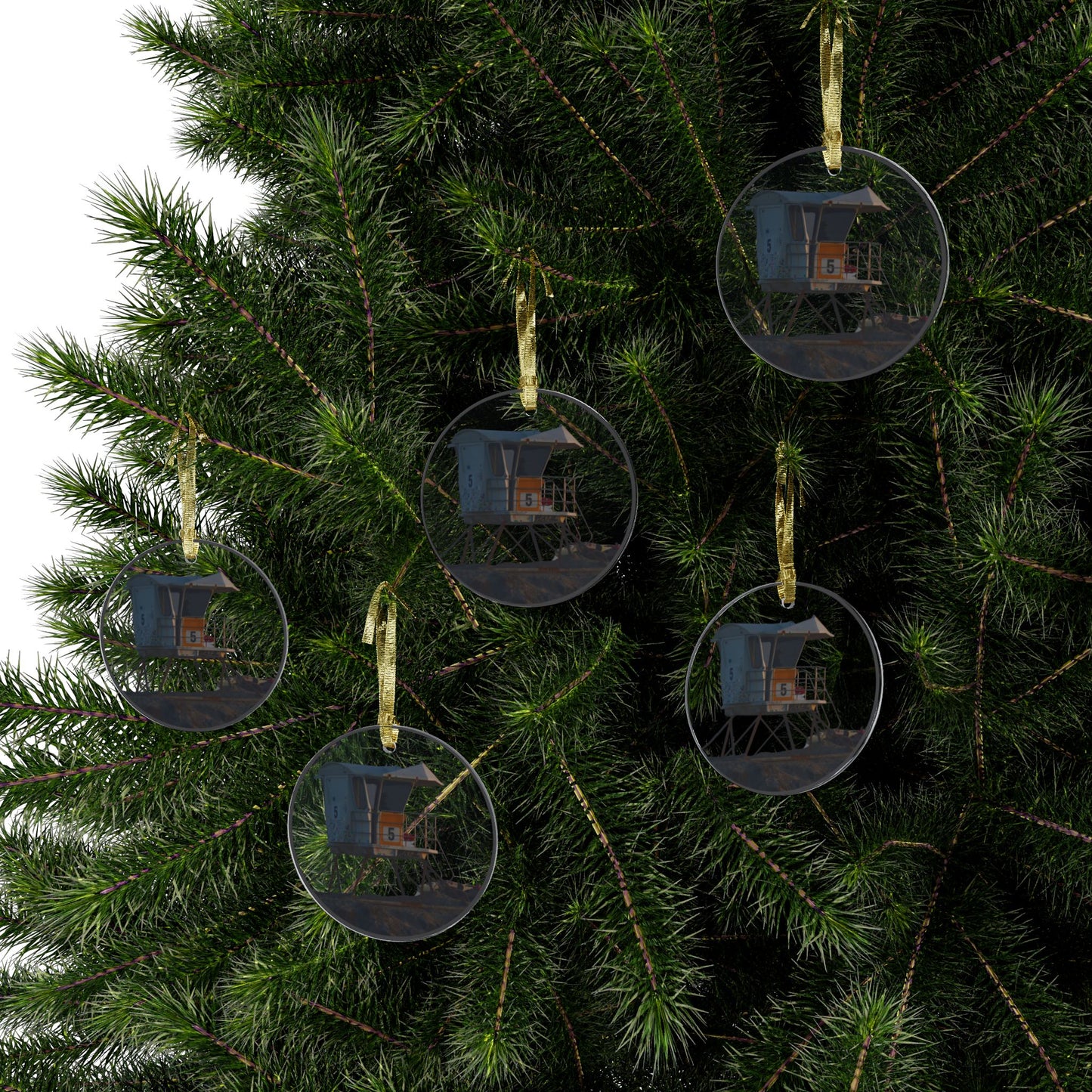 Lifeguard Tower 5 [Acrylic Ornaments]