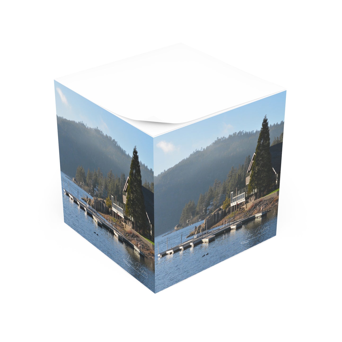 Postcards from Big Bear [Note Cube]