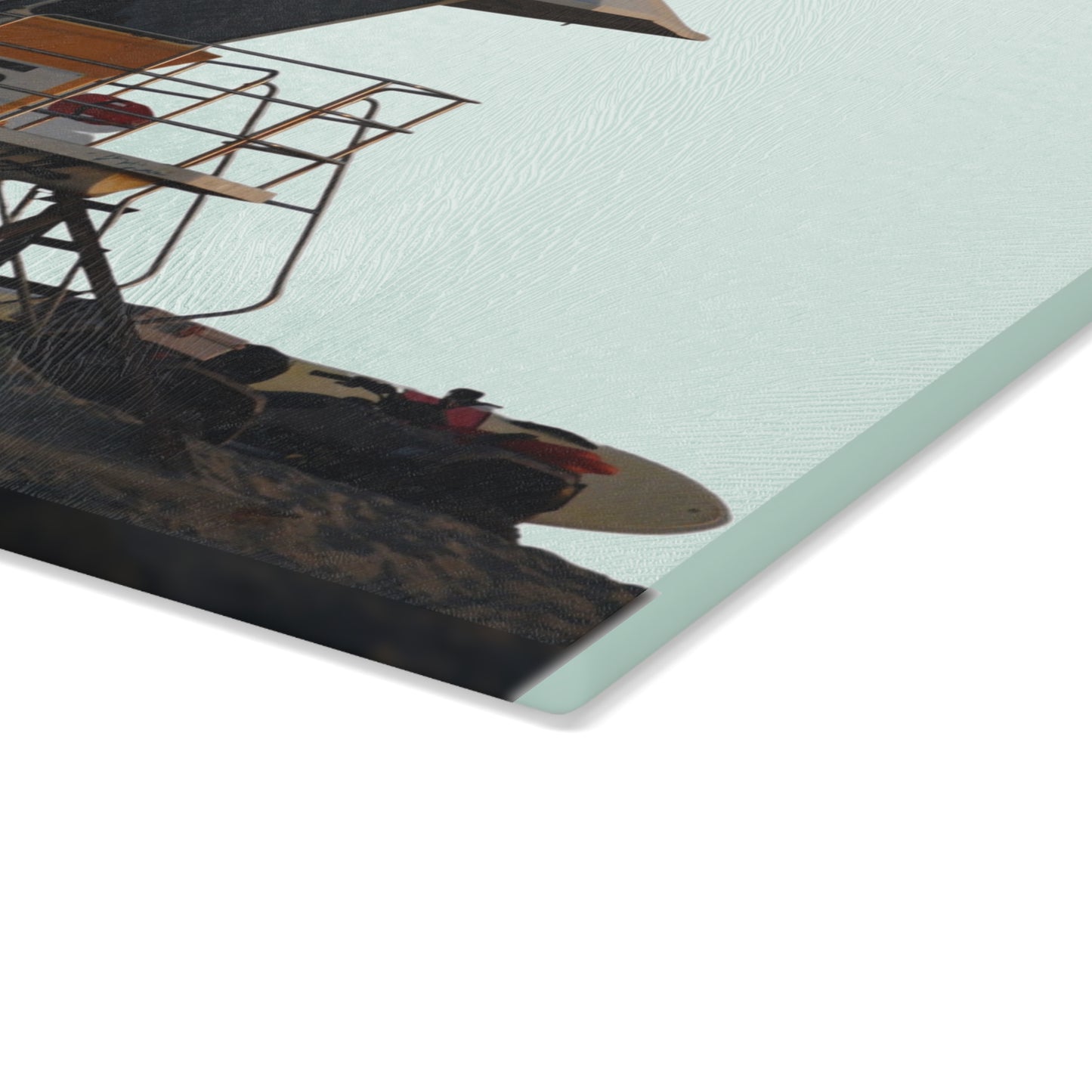 Lifeguard Tower 5 [Glass Cutting Board]