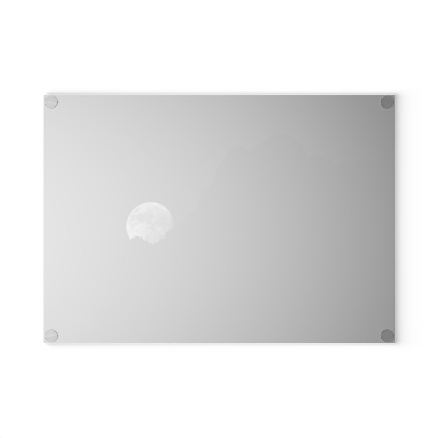Moon Over Alpine [Glass Cutting Board]