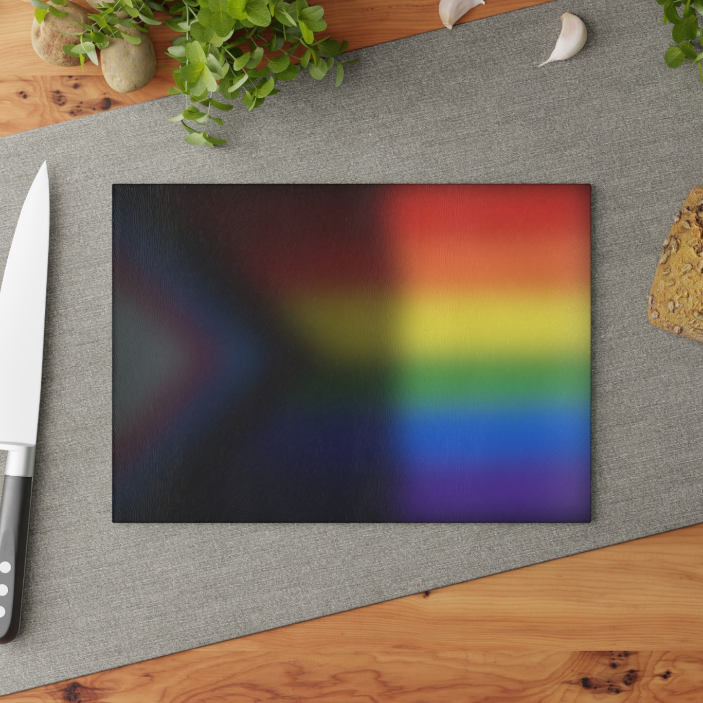 Quietly Queer [Glass Cutting Board]