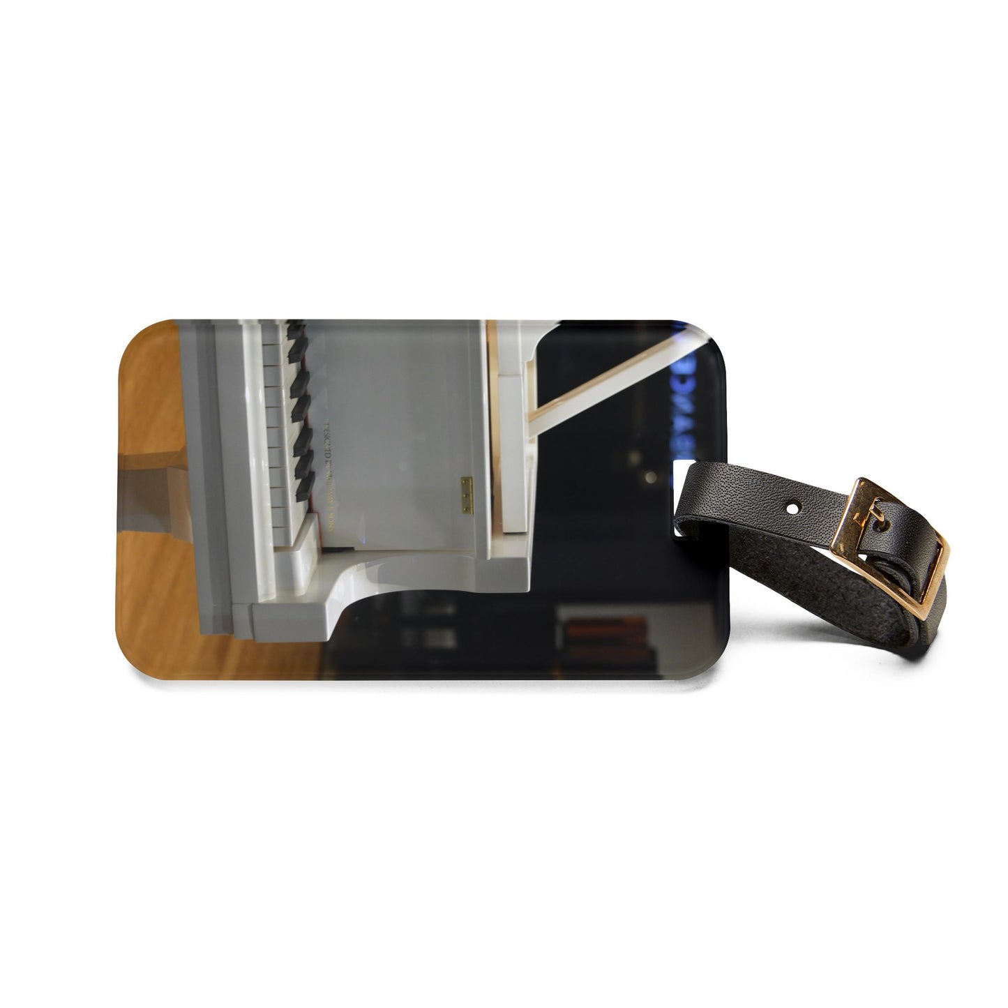 White Piano [Luggage Tag]