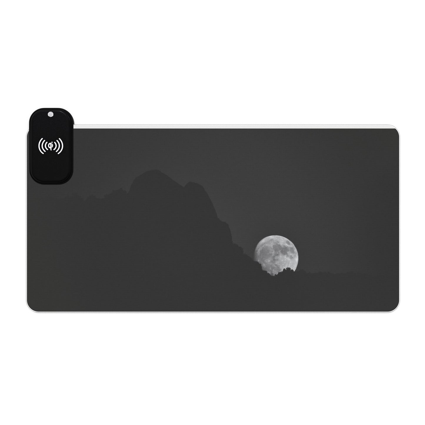 Moon Over Alpine [LED Gaming Mouse Pad, Wireless Charging]