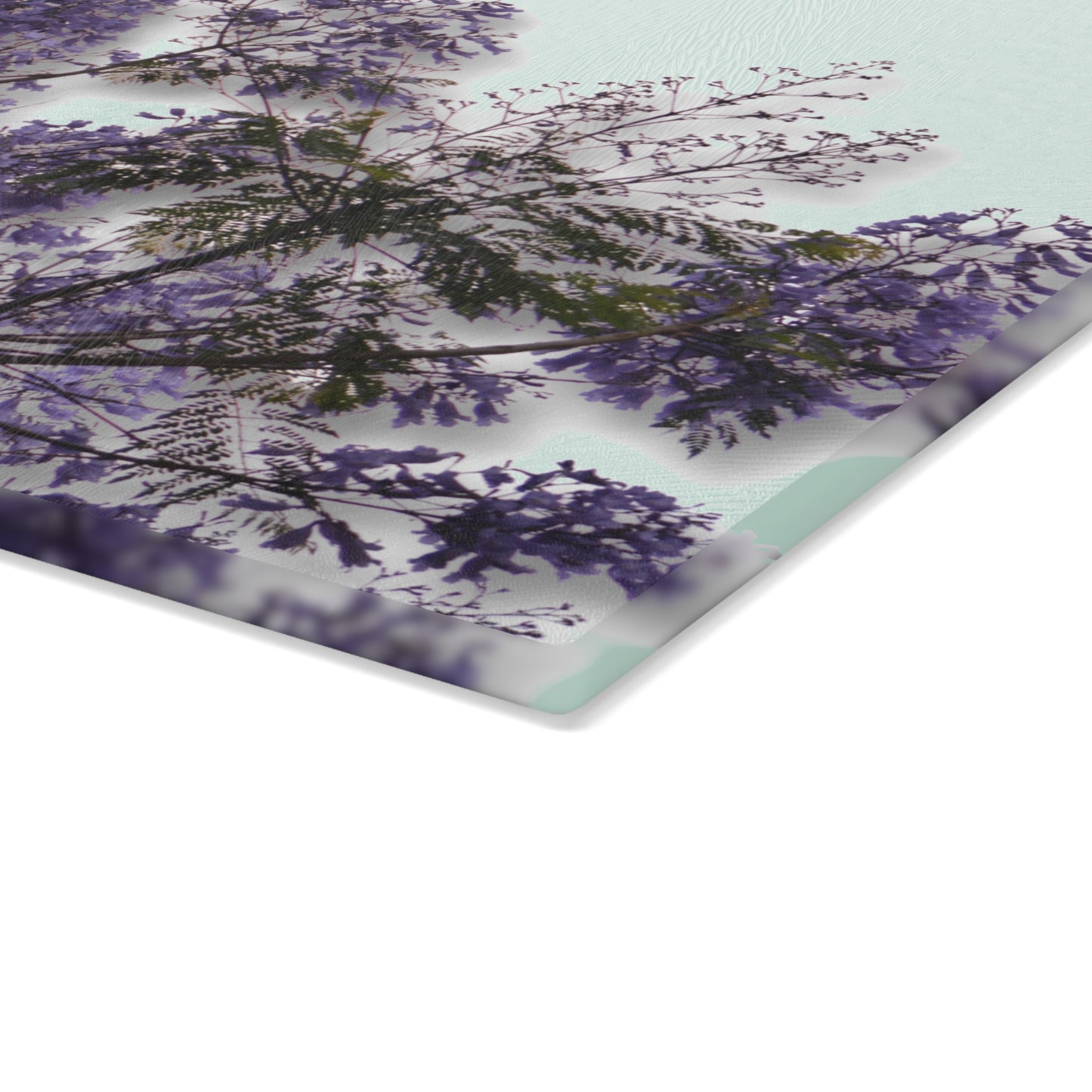 Jacarandas [Glass Cutting Board]